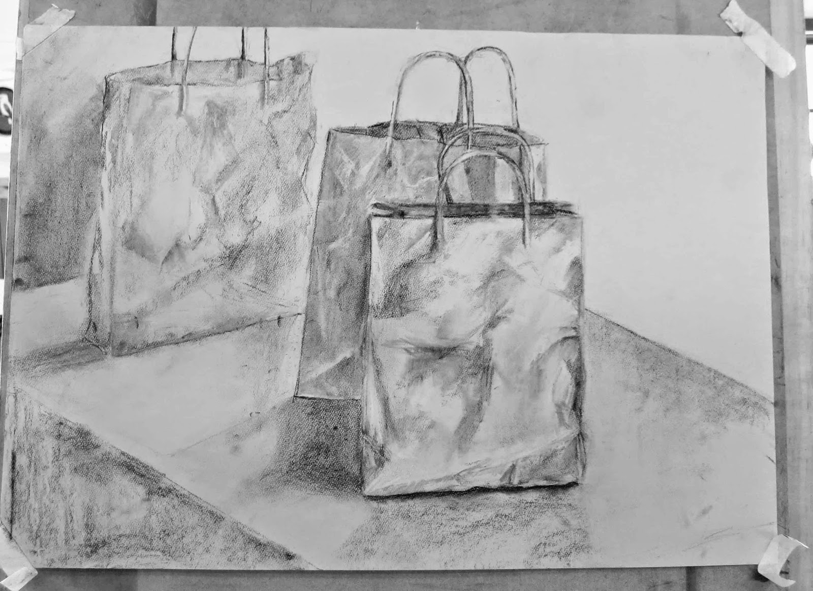 Bernadette Boundy's Blog Drawing of bags