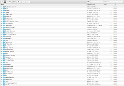 cara mengubah tampilan dokumen di Finder Mac OS