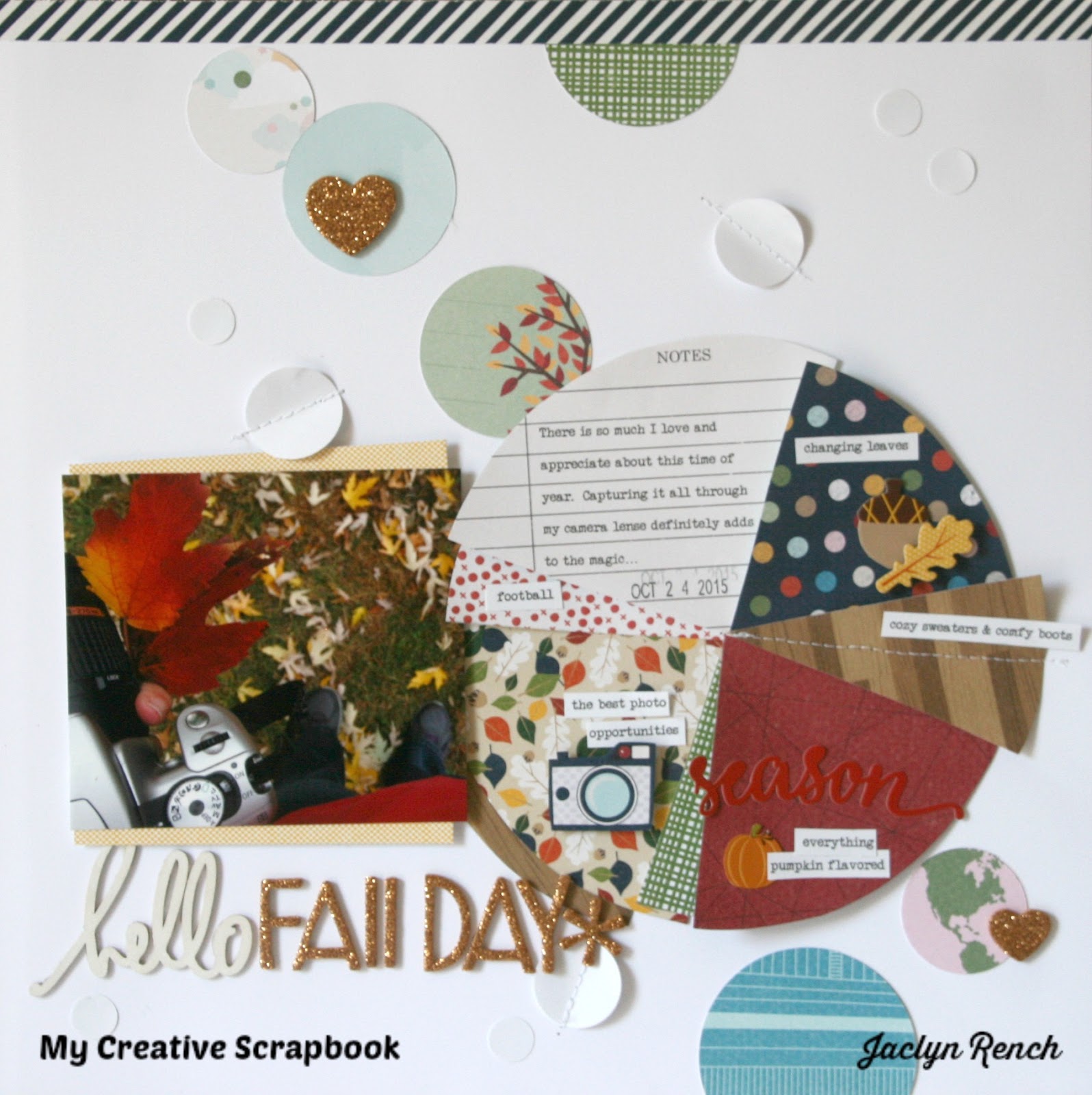 my creative scrapbook how to create a pie chart embellishment by how to make a pie graph on paper