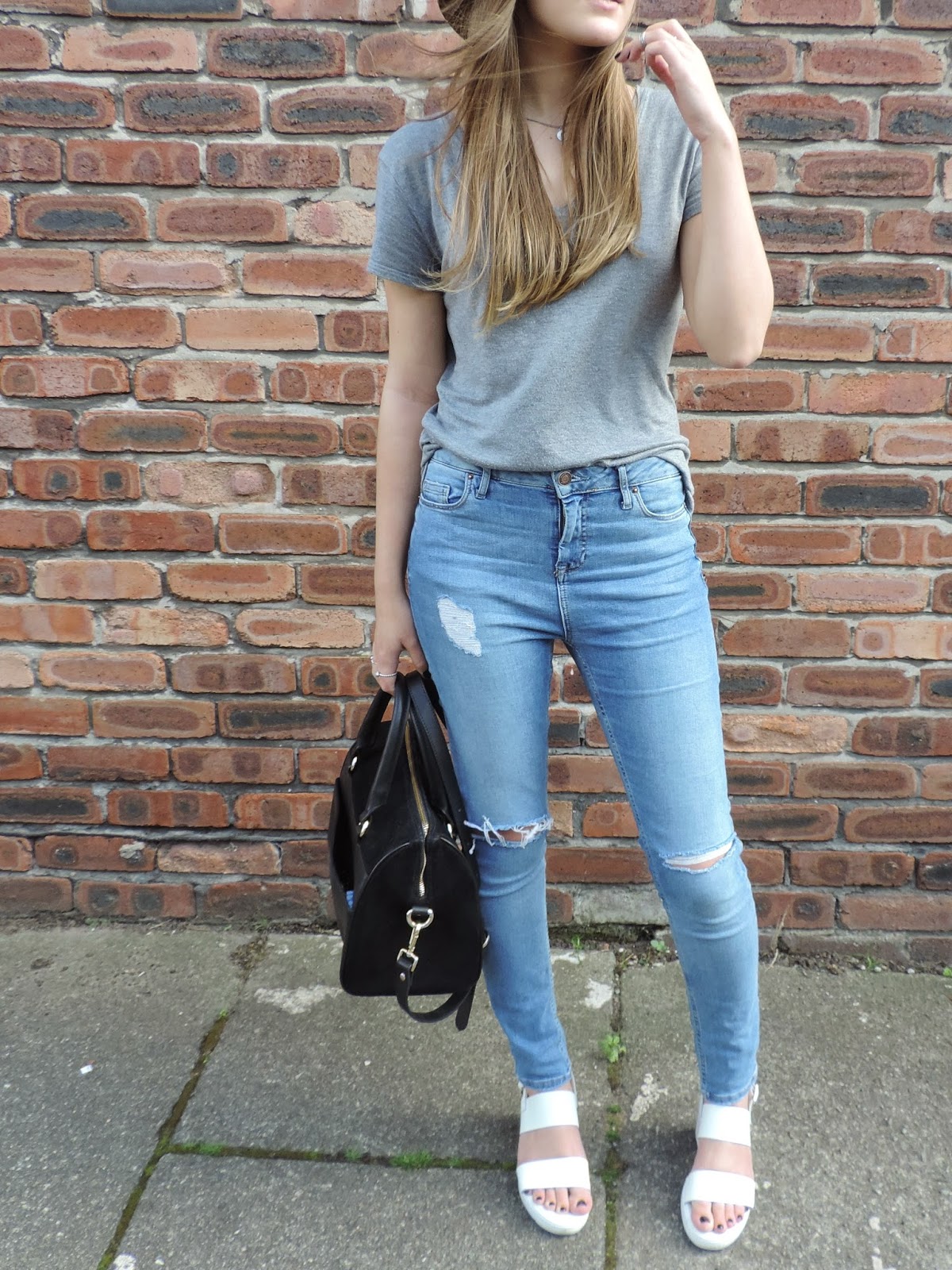 the wallflower: Ripped Denim & Indiana Vibes
