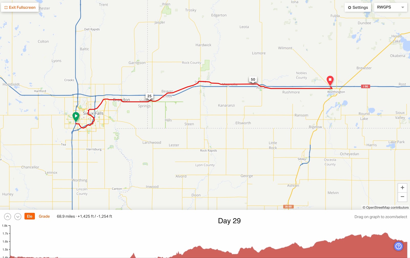 Ride Across America by Bike and Car: Day 29 Onward to Minnesota