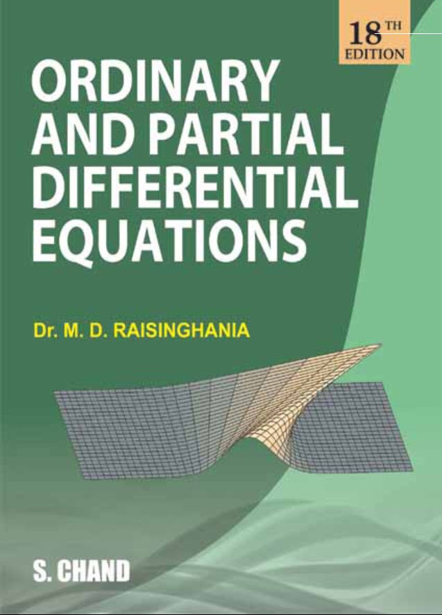 Ordinary & Partial Differential Equations ,18th Edition