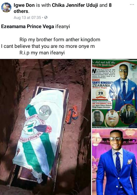 Crown Prince of Anambra community among Corps members that drowned in Taraba River