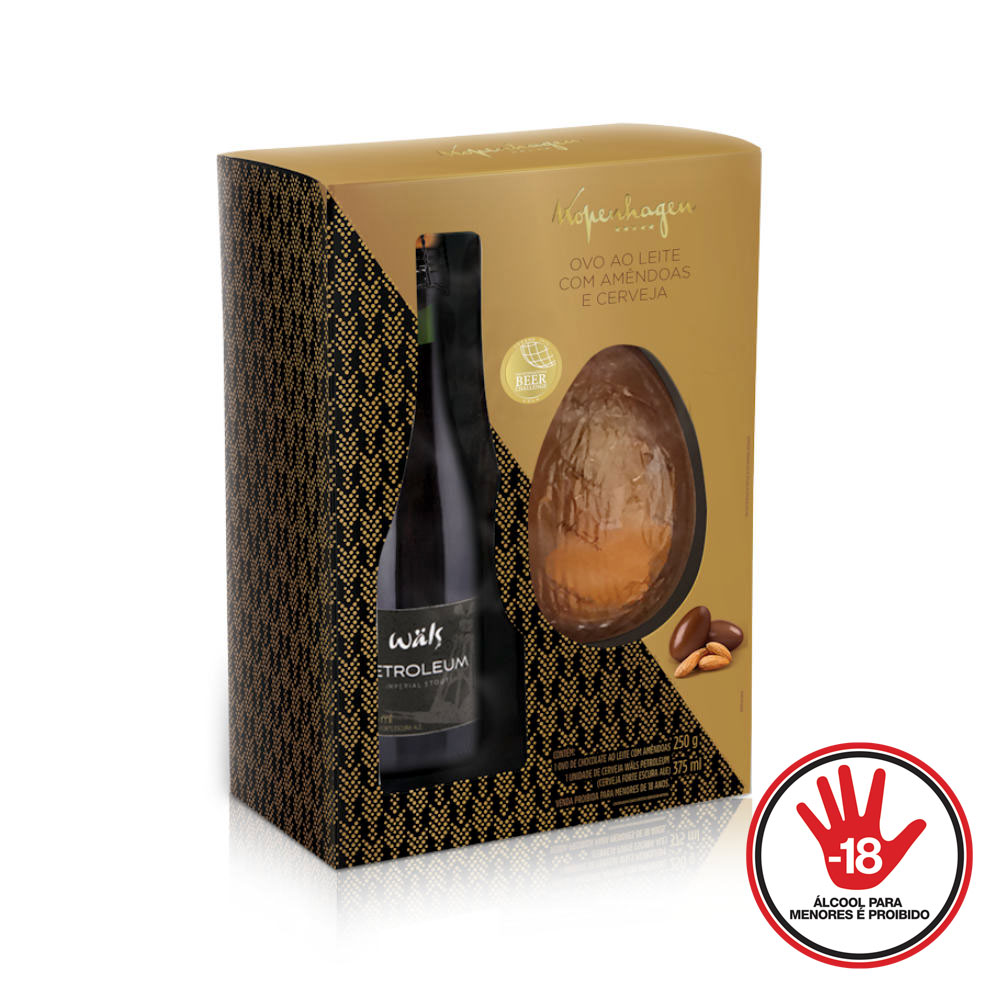 Kopenhagen lança ovo de chocolate harmonizado com cerveja artesanal