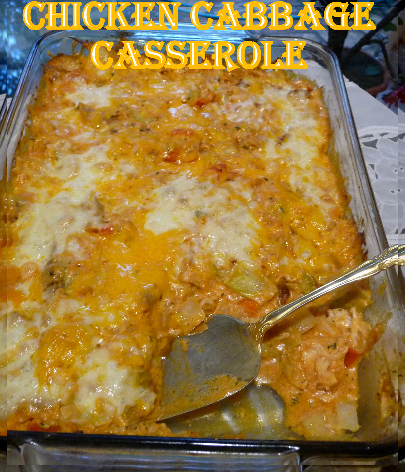 SPLENDID LOWCARBING BY JENNIFER ELOFF CHICKEN AND CABBAGE CASSEROLE