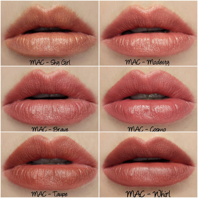 MAC Permanent Nude & Neutral Lipstick Swatches & Review Part Two