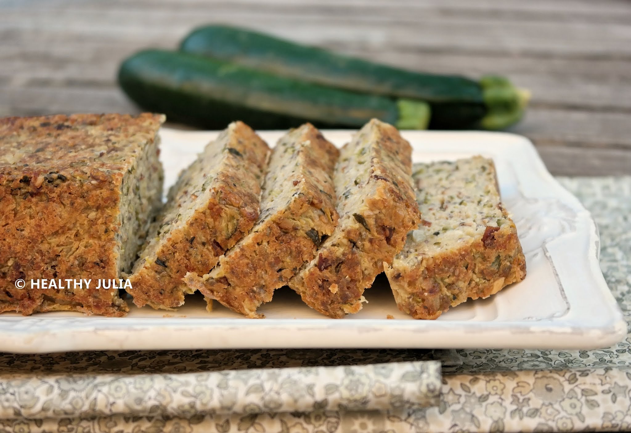 TERRINE DE COURGETTES AU TOFU FUMÉ VEGAN Healthy Julia