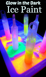 glow dark glowing ice fun paint painting party activities summer night games neon sticks play easy rose paints really recipe