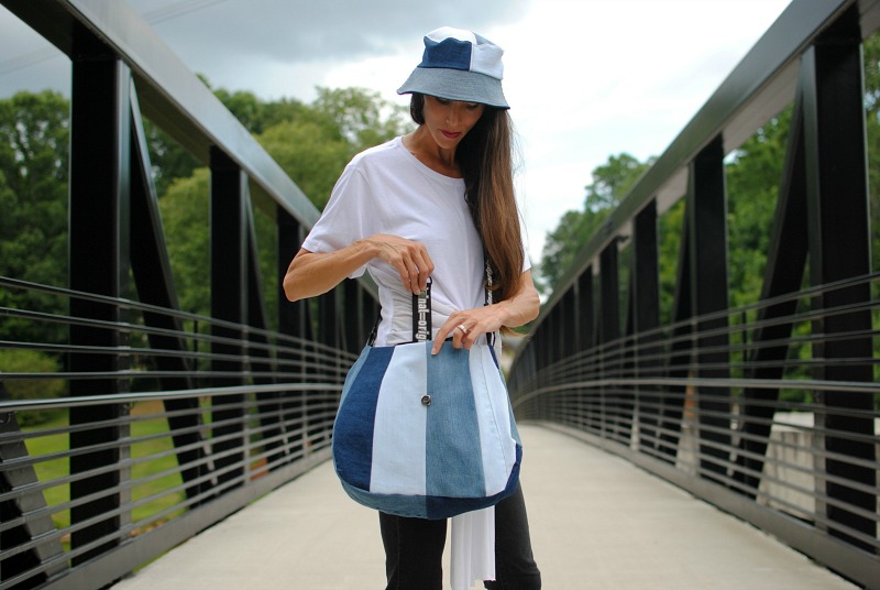 DIY Upcycled Denim Satchel