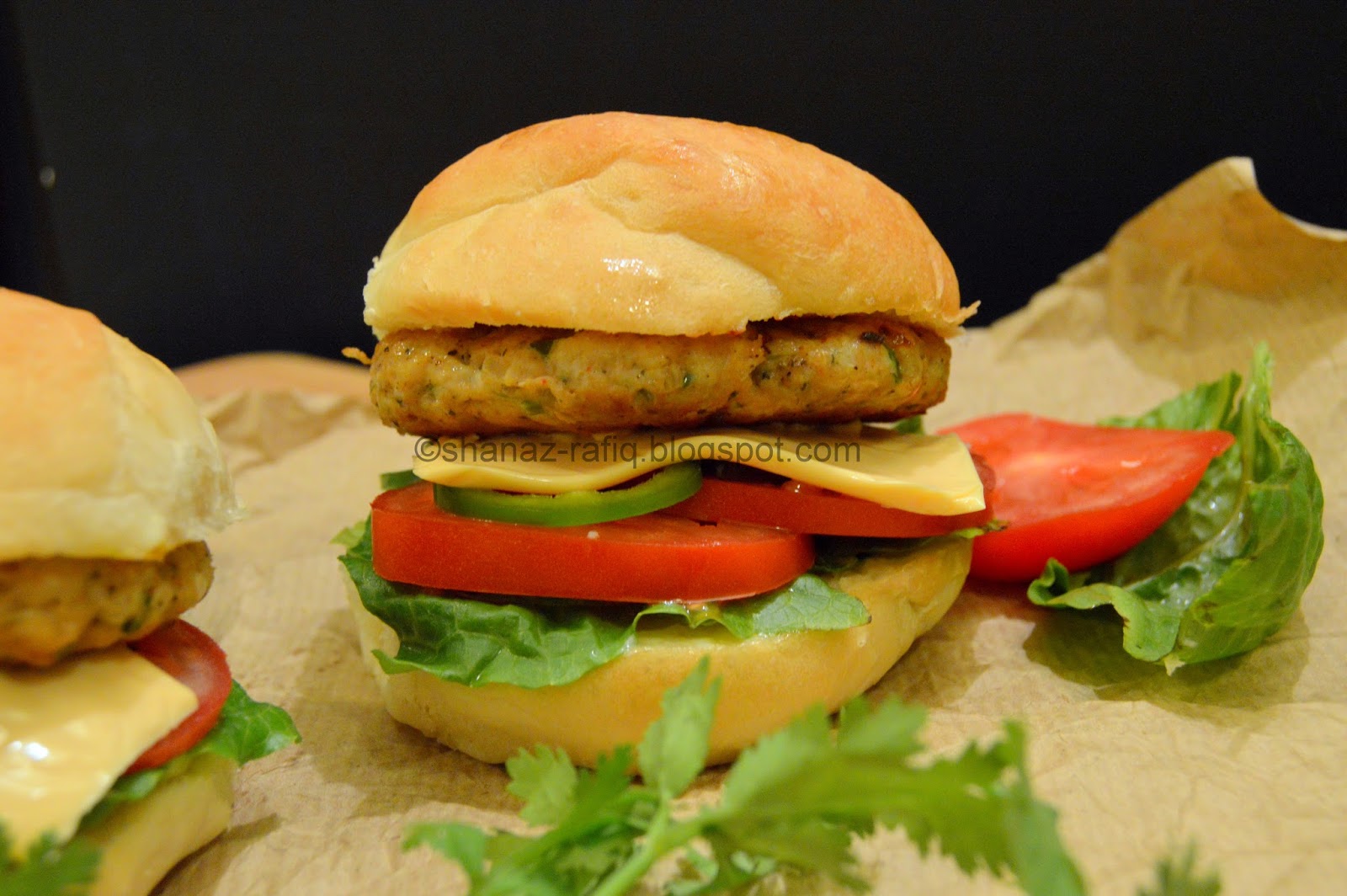 Love To Cook Chili Chicken Burger