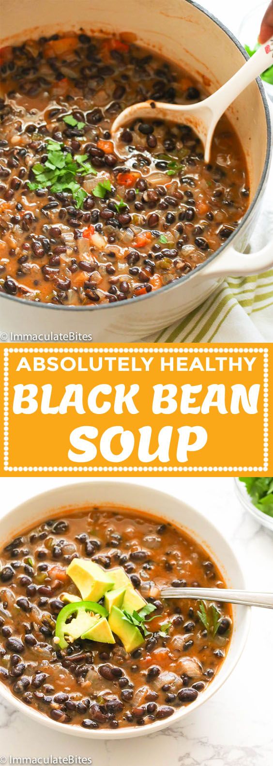 Black Bean Soup vegan recipe box