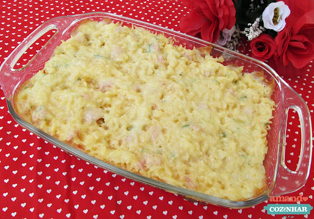 receita Arroz de forno