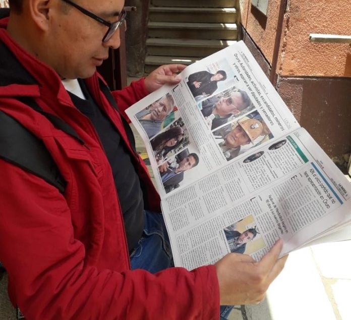 El periódico de Oruro cambió su ampuloso formato standar para mayor comodidad del lector / LA PATRIA
