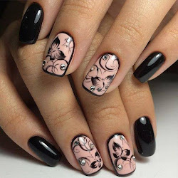 flower nail designs easy