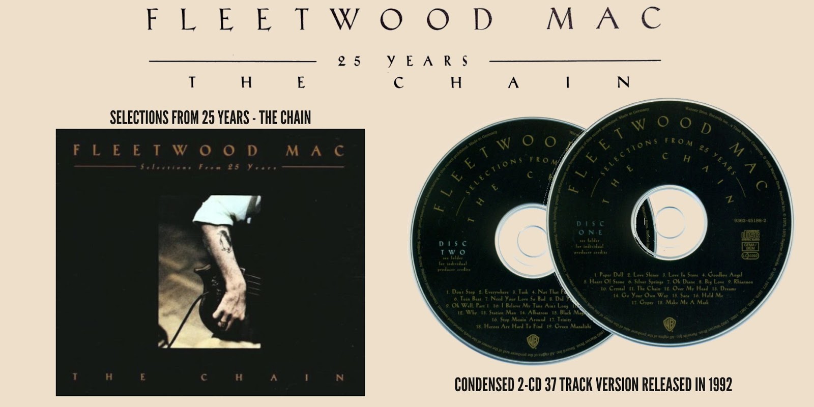 Fleetwood Mac News FLEETWOOD MAC 25 YEARS THE CHAIN BOXED SET