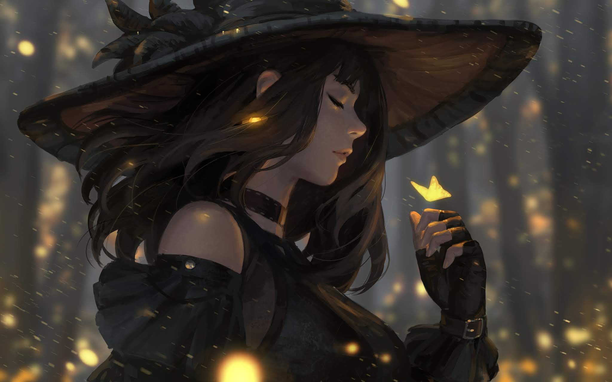 Anime Witch Wallpaper