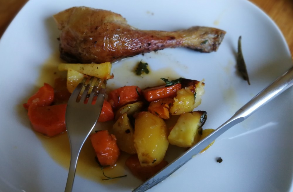 Barbaras Spielwiese: Knuspriges Brathähnchen