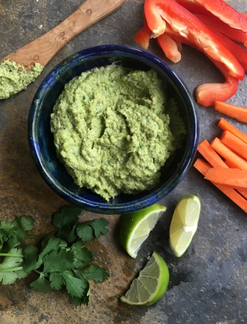 Creamy ginger cashew dip is deliciously simple to make. Made with toasted cashews, cilantro, yogurt, ginger, lime juice and curry powder. 