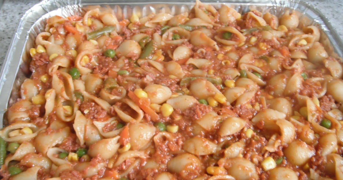 Food and Snacks: PASTA AND BEEF MINCE