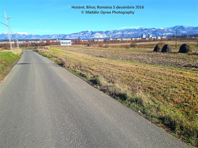 Hotarel, Bihor, Romania decembrie 2016 ; satul Hotarel comuna Lunca judetul Bihor Romania