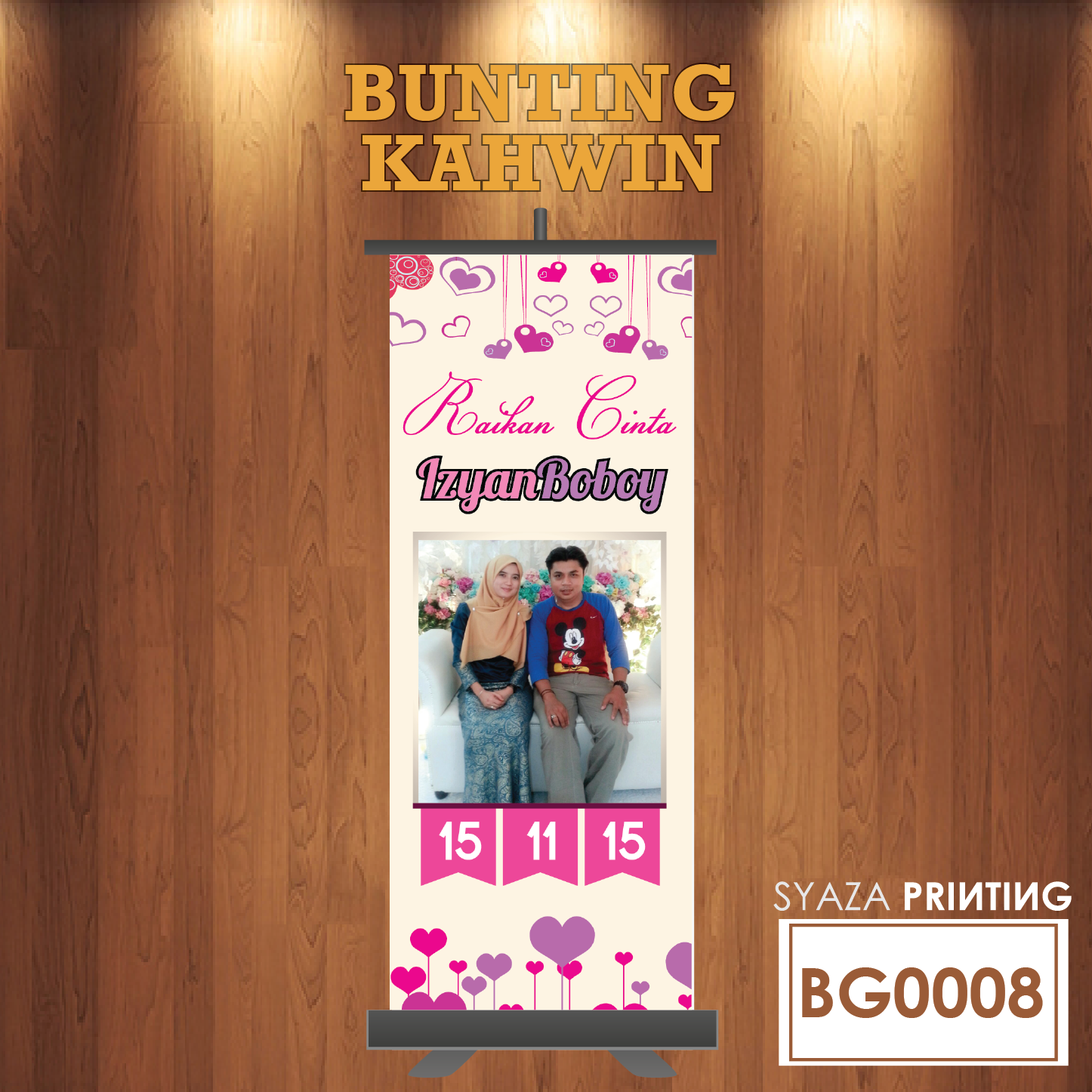 SYAZA CREATIVE: BUNTING KAHWIN