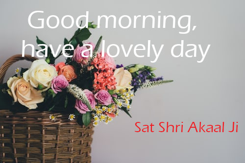 Sat Shri Akaal Ji  Good Morning.
