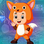 Games4King - G4K Fox Costume Girl Escape Game