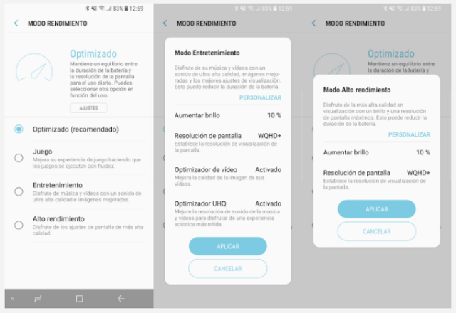 El nuevo modo rendimiento El nuevo modo rendimiento