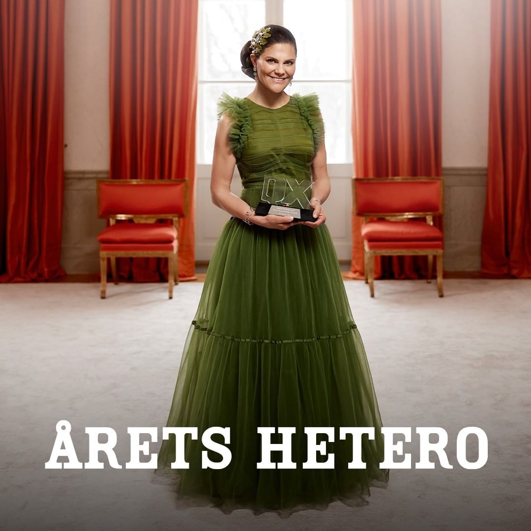 QX GayGala has declared the Crown Princess of Sweden, Victoria, Hetero of the Year.