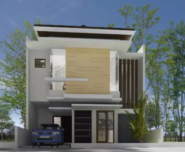simple 2nd floor house front design