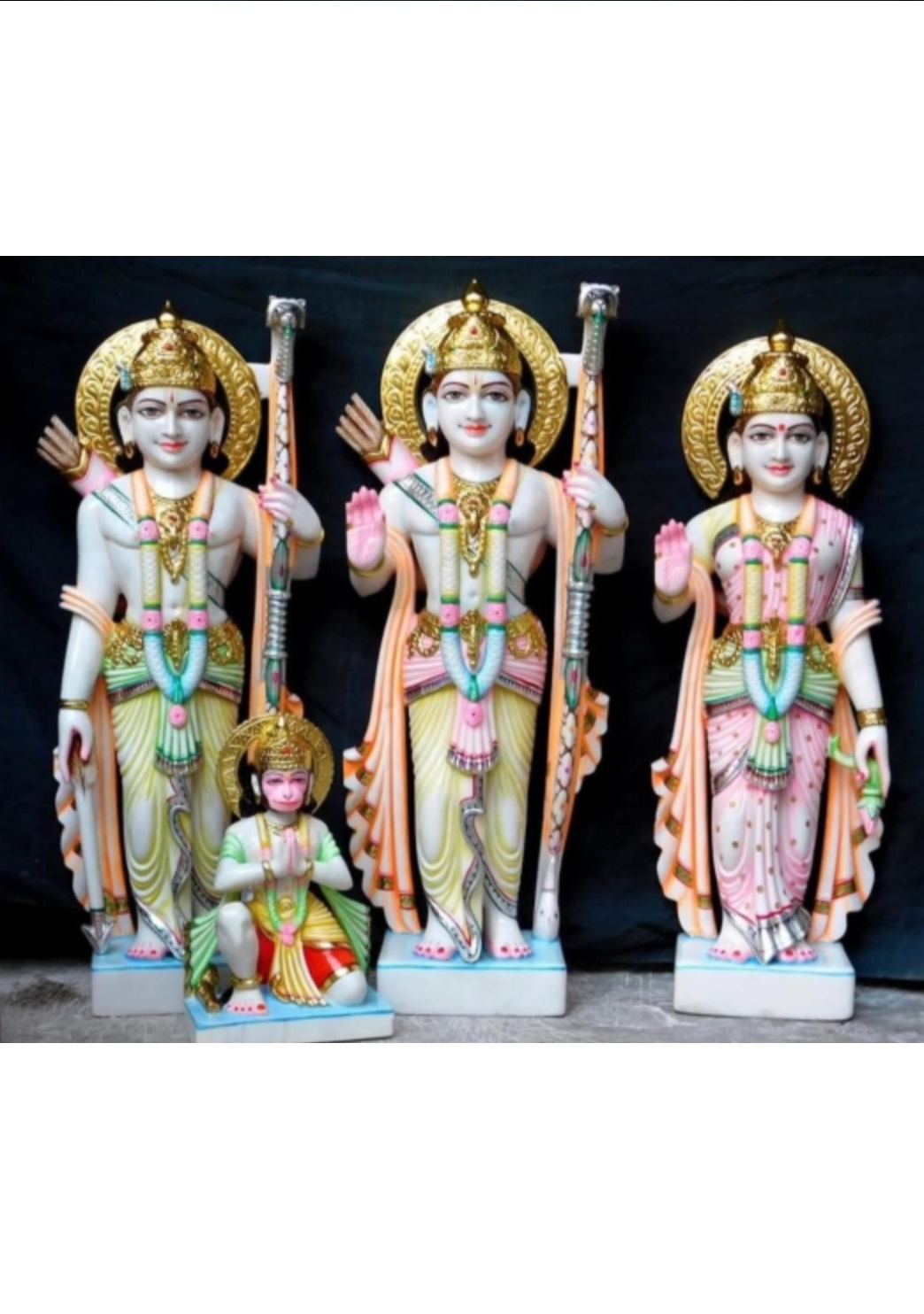 Marble Statue Of Ram Darbar ( Marble Murti Ram Darbar ) - Aarti ...