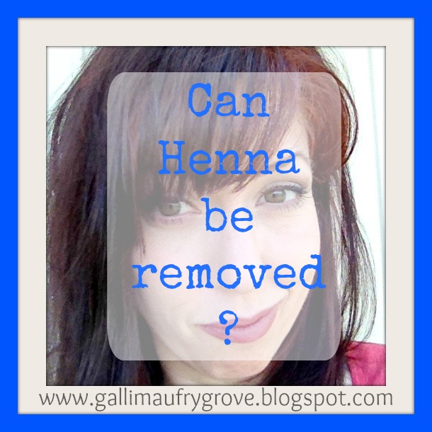 How to Remove Henna from Hair...(or at least lighten it a little)