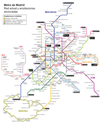 Así será el mapa del Metro de Madrid tras sus futuras ampliaciones