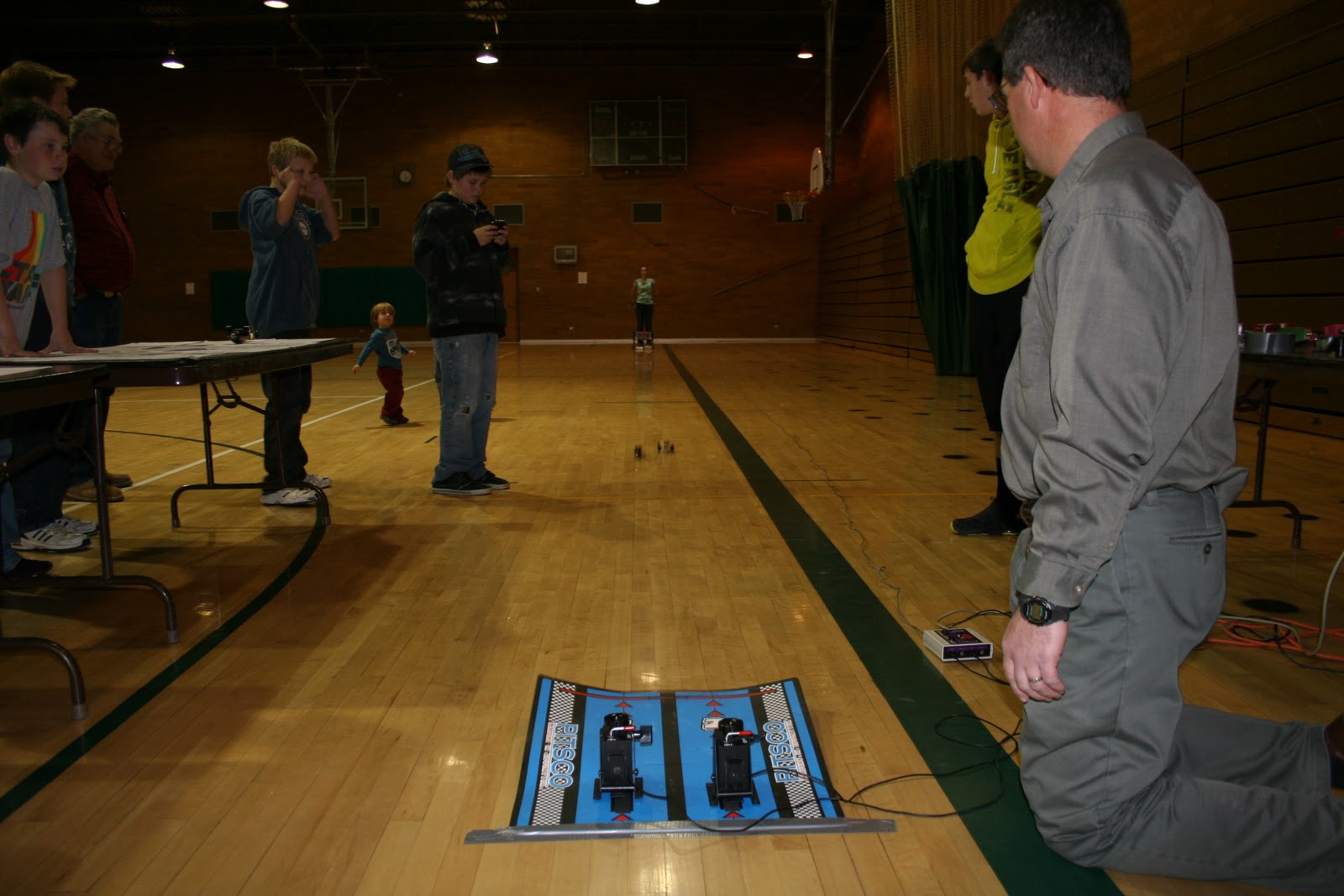 CO2 Race Cars, designed and built by BJHS students