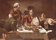 Cena en Emaús, - Caravaggio