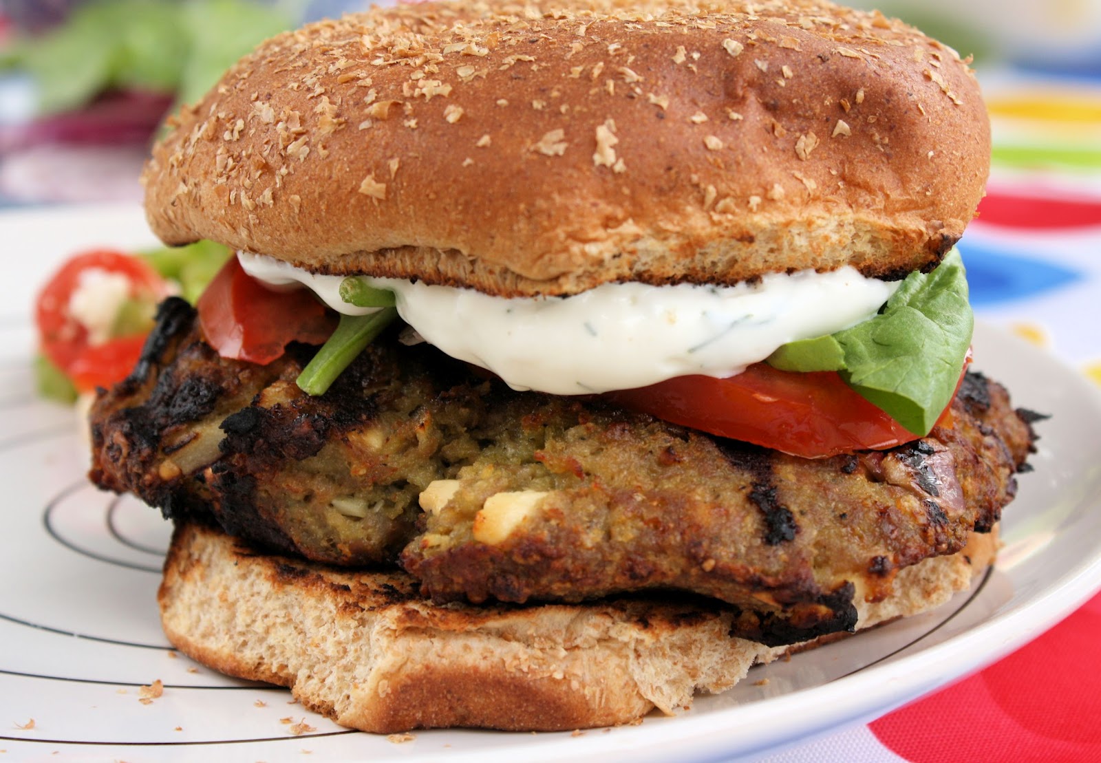 Mediterranean Turkey Burger | What&amp;#39;s For Dinner?