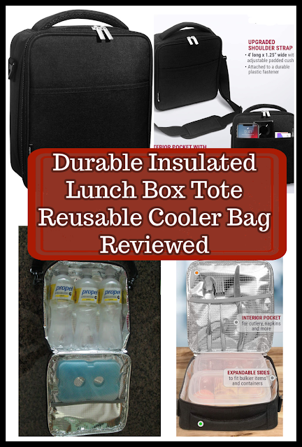 insulated lunch box tote cooler bag