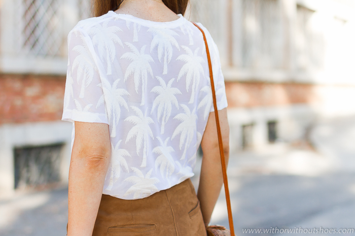 Look como combinar Una Camiseta blanca especial con palmeras NÜ Denmark