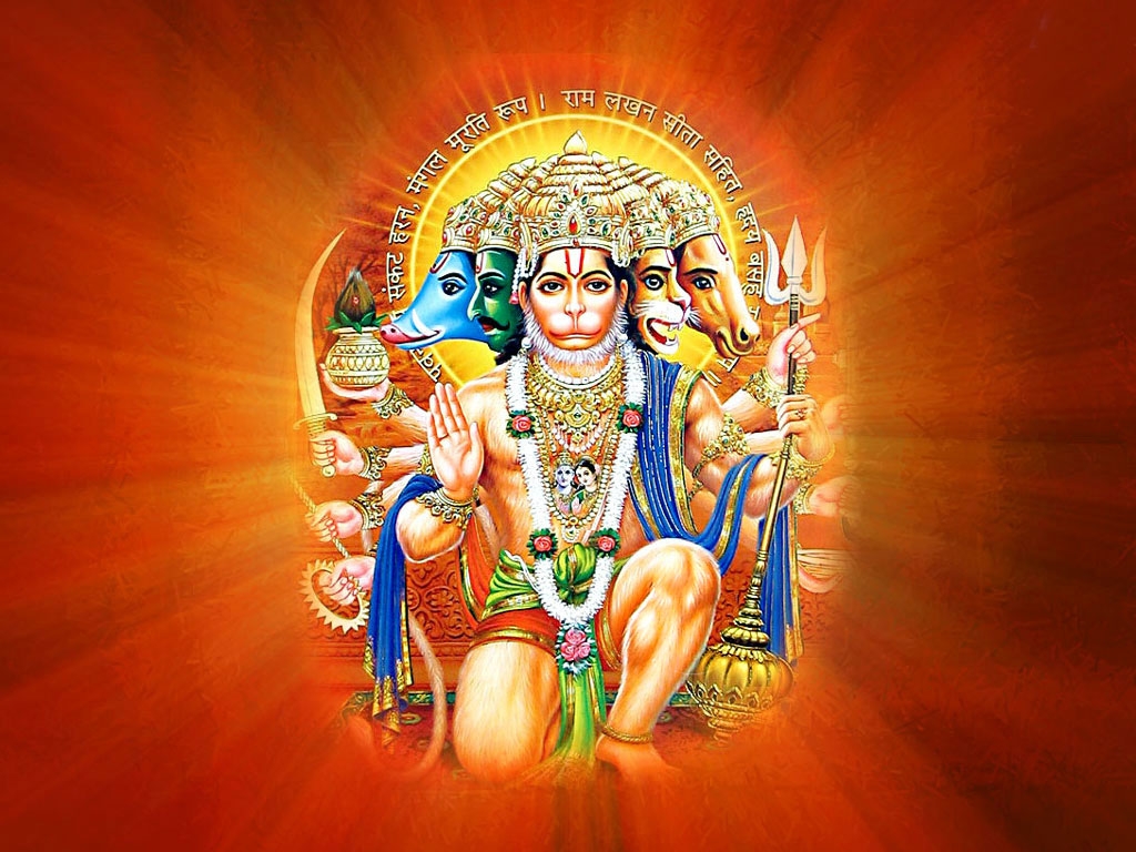 panchamukha anjaneya swamy - panchmukhi hanuman wallpapers