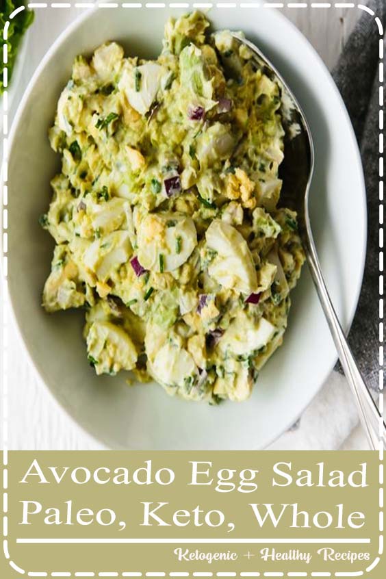 Avocado Egg Salad - Paleo, Keto, Whole - Milburn Food