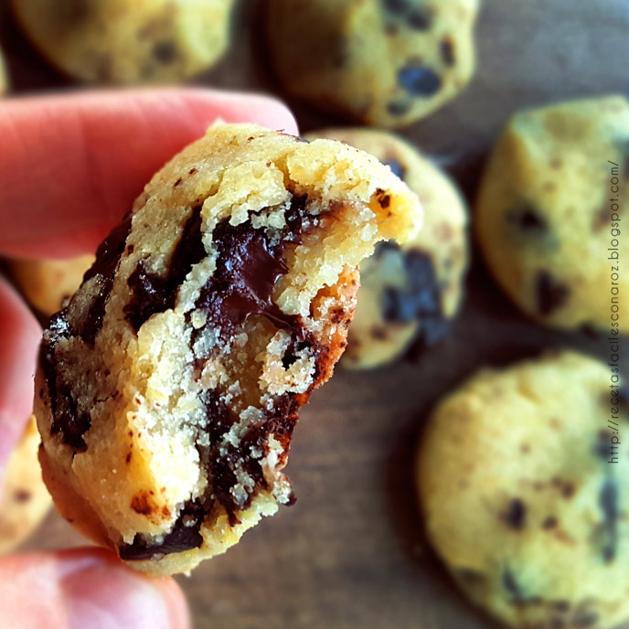 galletas con chips de chocolate sin gluten