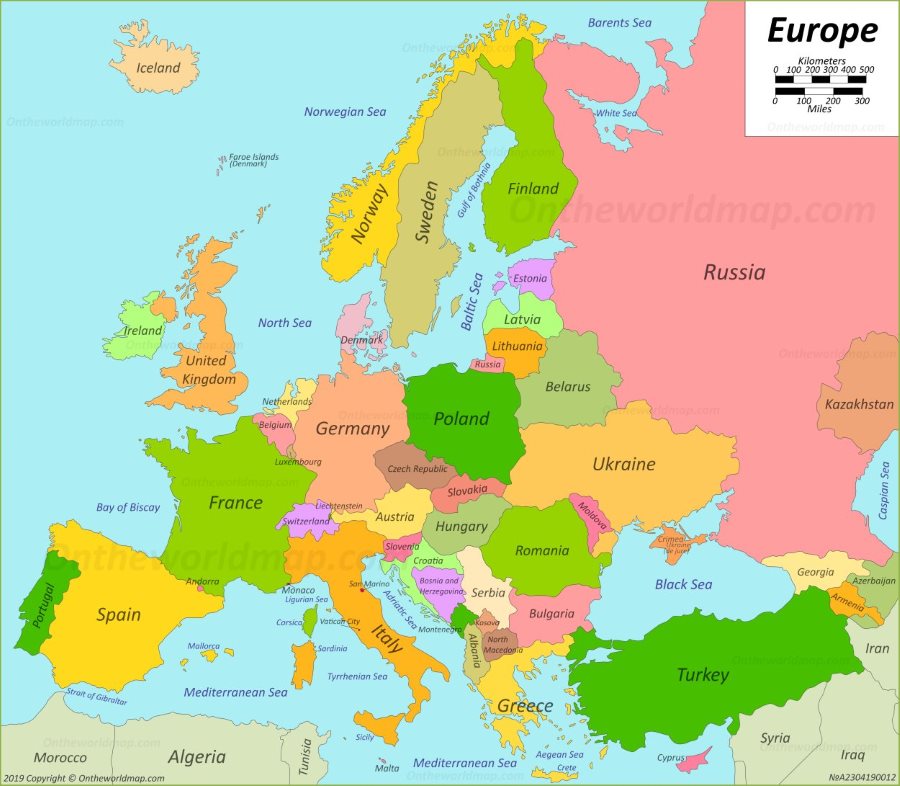 Year 3: Geography Day 7 - European Countries