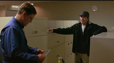 Dylan Baker and Timothy Hutton in WHEN A MAN FALLS