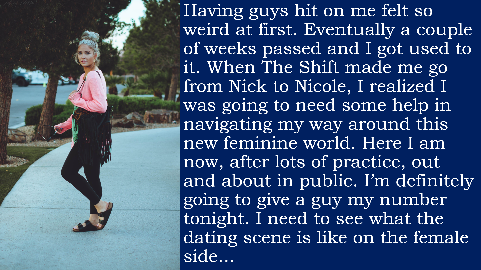 Abby’s Lovely TG/TF Captions: Nick to Nicole