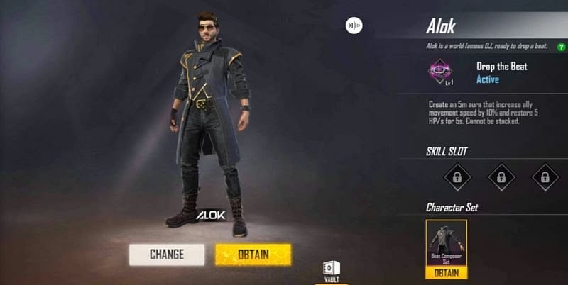 garena free fire character Name With Images 1 Free fire Character Name list