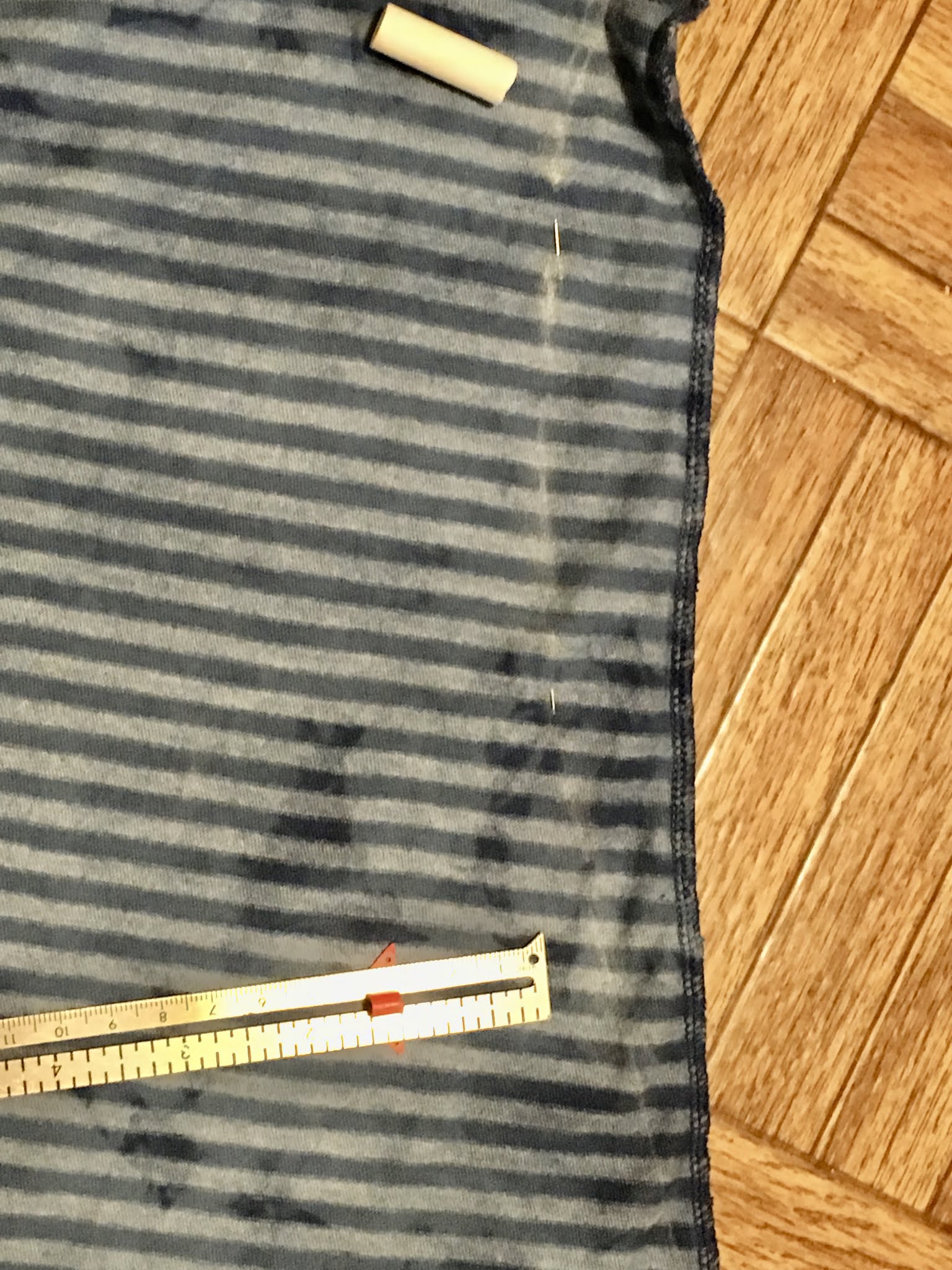 Ms. Nancy's Nook : Upcycle: Striped T-shirt to Tunic