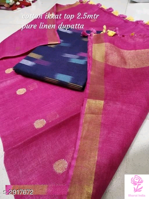 Ikkat Cotton Suit:₹948/-Holi price drop Free COD, Whatsapp+919199626046