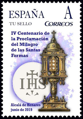 Sello personalizado sobre el IV Centenario de la Proclamación del Milagro de las Santas Formas