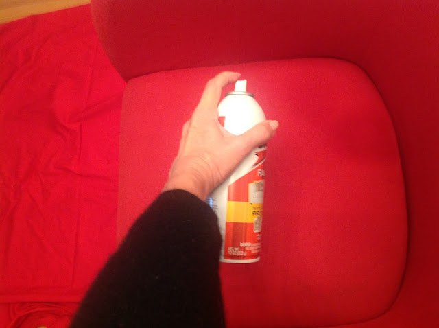 spray fabric with Scotch Guard spray fabric with Scotch Guard