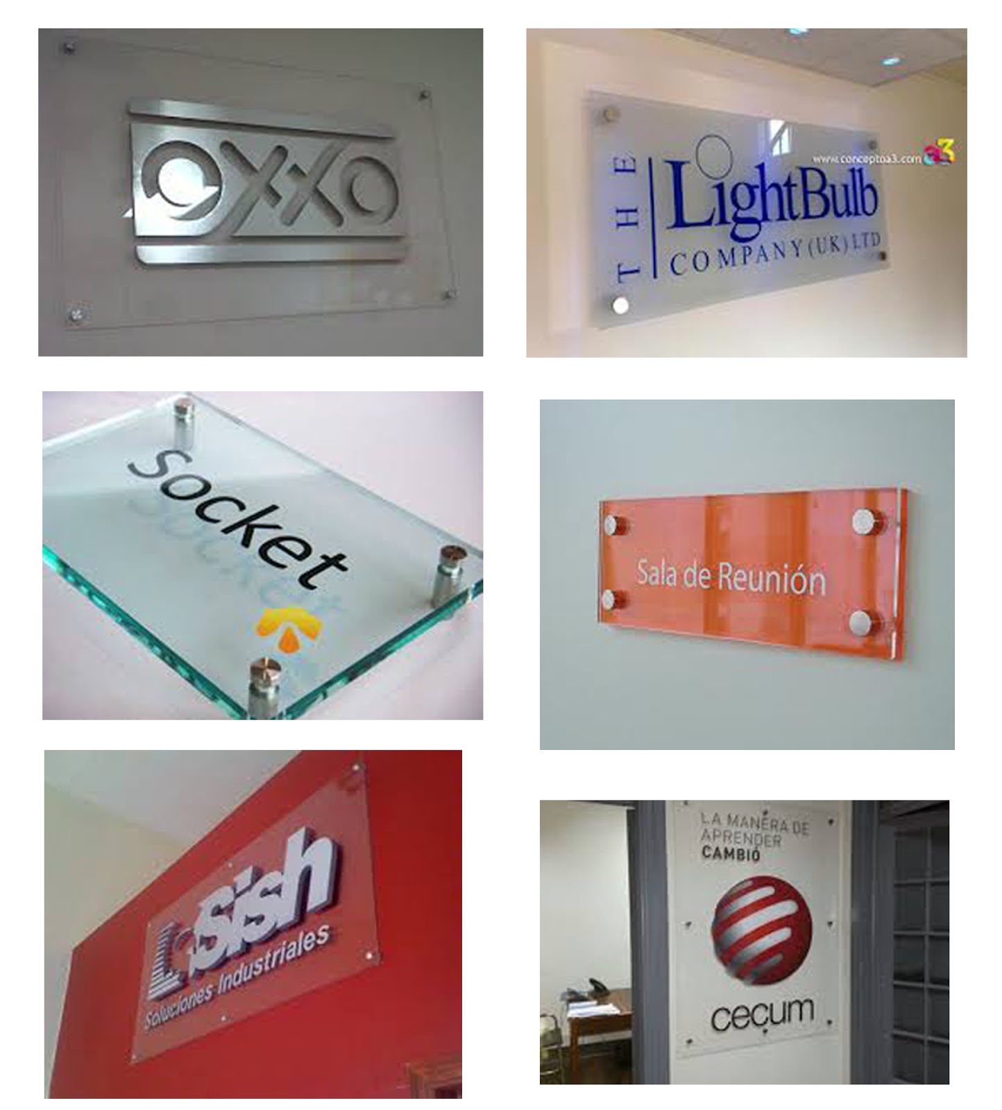 Taveras Graphics: Letreros en base acrilica